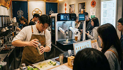 台灣手搖飲業百花齊放，面對超商AI製茶競爭該如何因應？