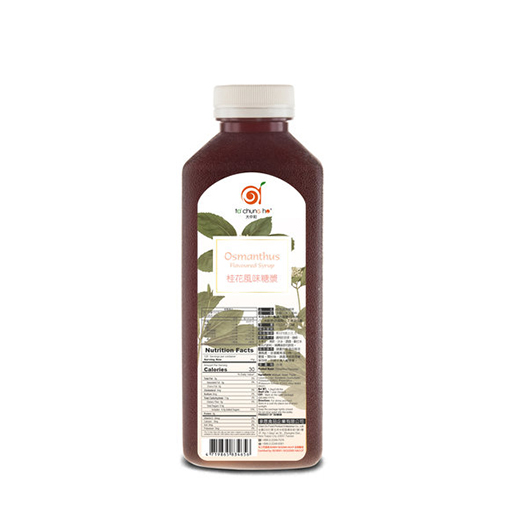 桂花風味糖漿包裝