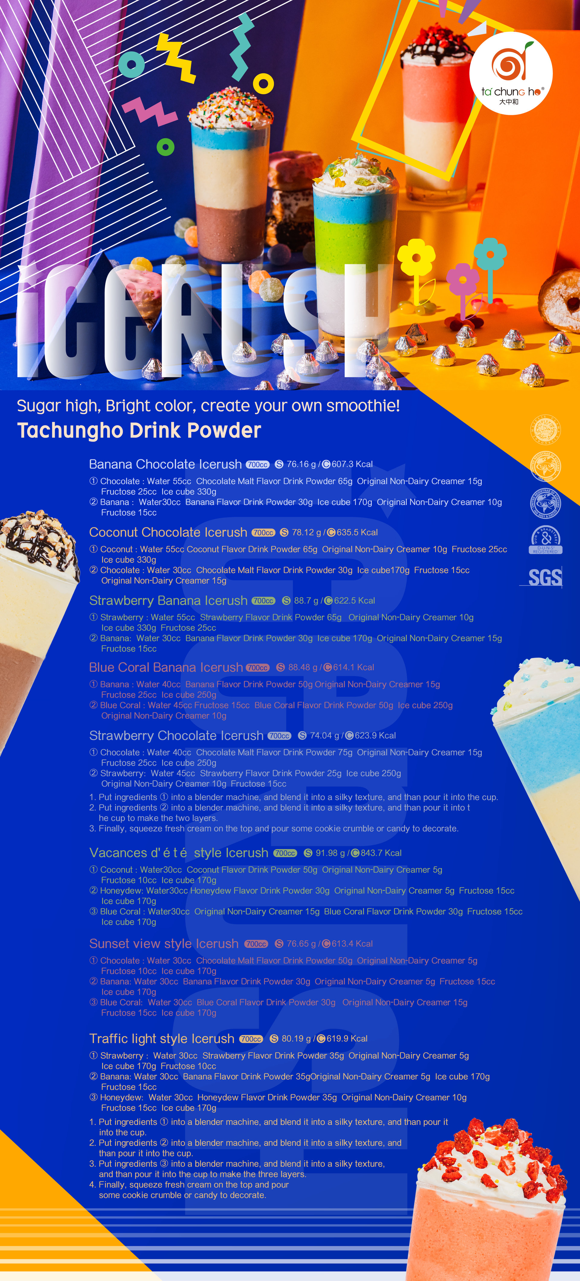 【New Recipe】Icy Fun Smoothies: Play With Bold Colors, Be The Influencer!