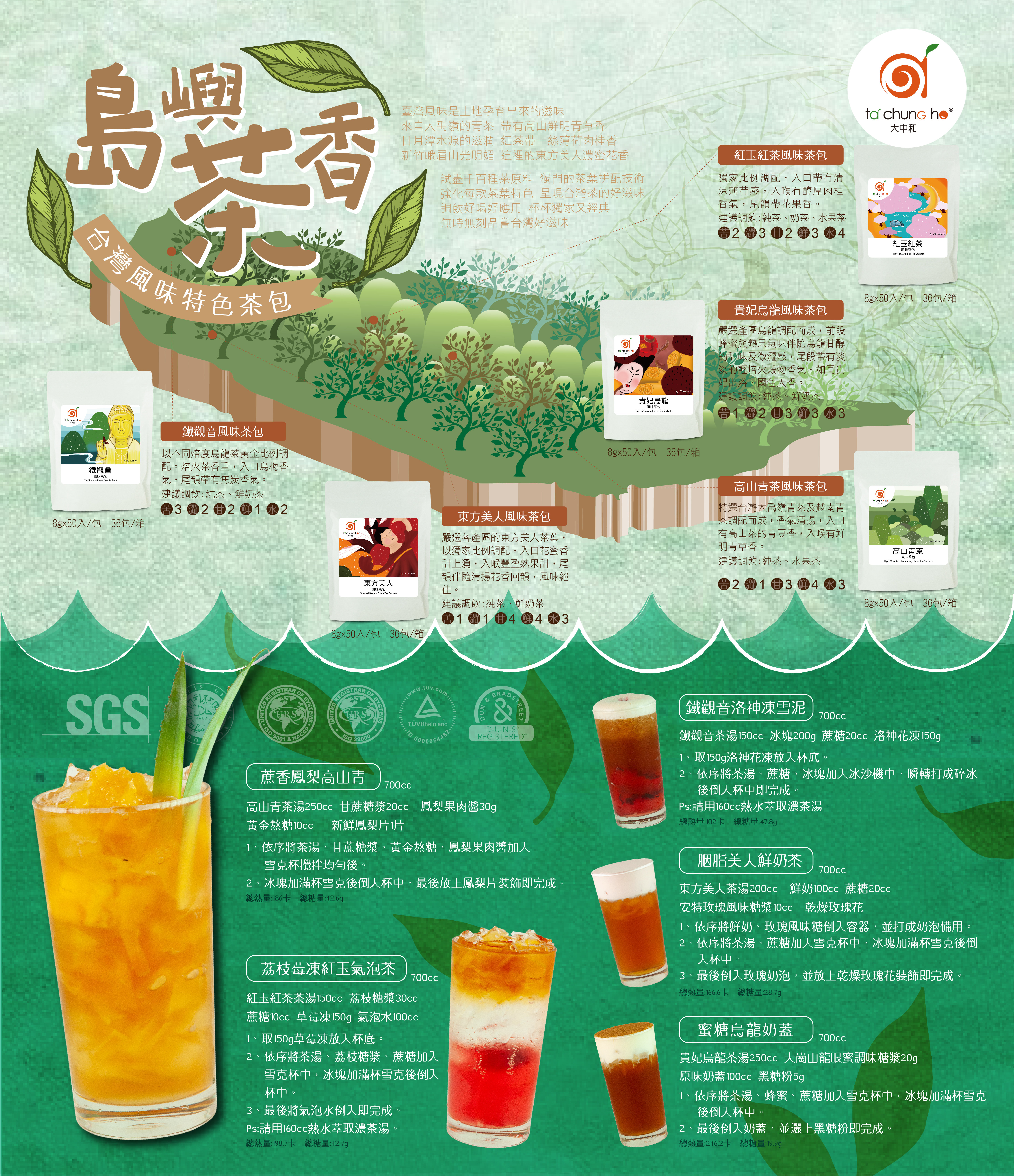 台灣特色茶包調飲