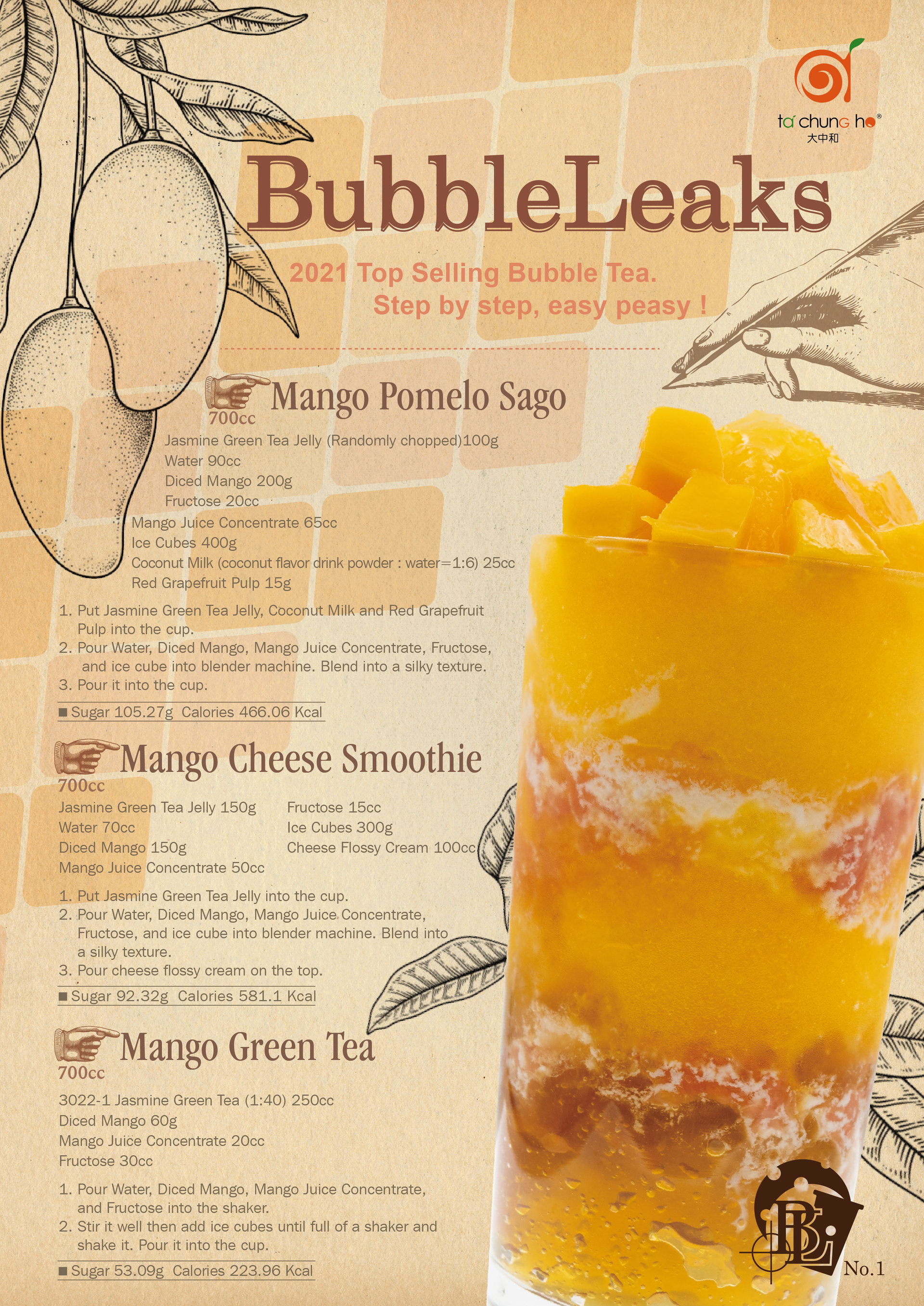 2021 Popular Bubble Tea Drinks