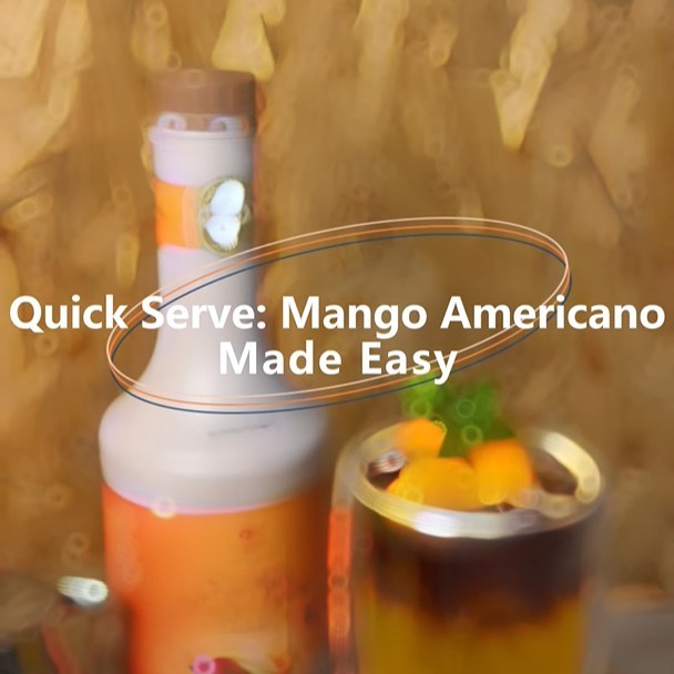  高效出餐一杯芒果美式！
